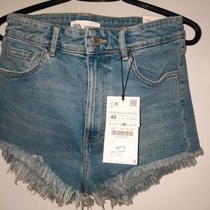 ZARA BNWT JEAN SHORTS